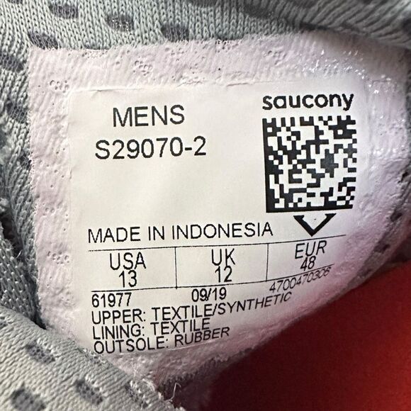 Saucony Men’s Size 13 Endorphin 3 Running Track Spikes Shoes S29070-2 Slate - Picture 3 of 11